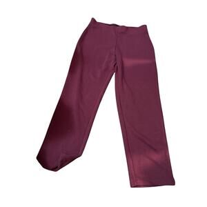 Elie Tahari Wine  Pull On Dress Pants Women’s Size XLarge Slacks NWT